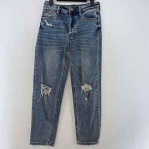 S.O.N.G. Button Fly Classic Mom Jean Women's Size 0/24